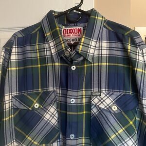 Dixxon Flannel “Griswold” XXL Blue & Green Plaid Button-Up